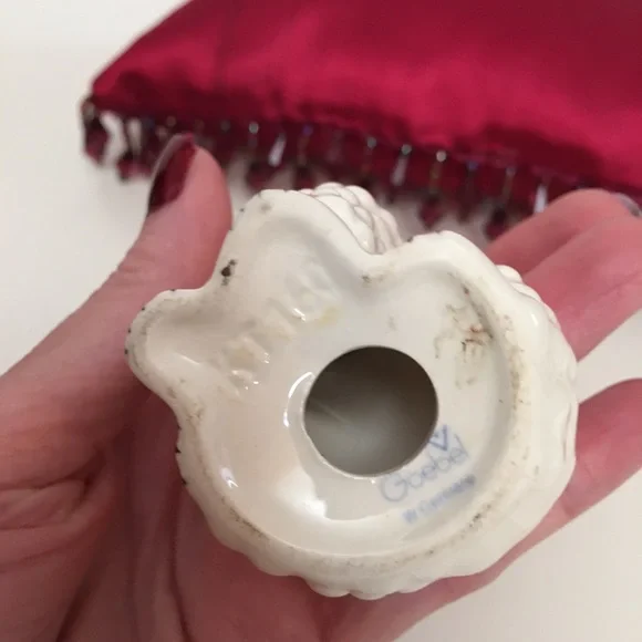 Vintage Goebel Retro Miniature Figurine White Poodle Curly Hair Puppy Dog - Picture 6 of 13